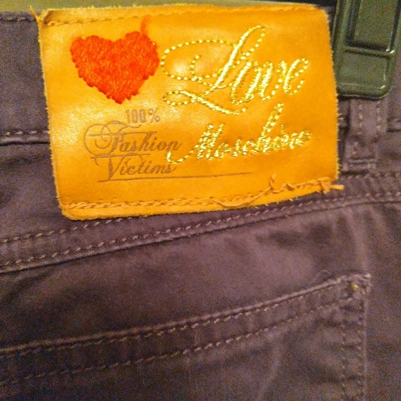 LOVE MOSCHINO Purple Straight Pants, size 31 - Picture 6 of 8